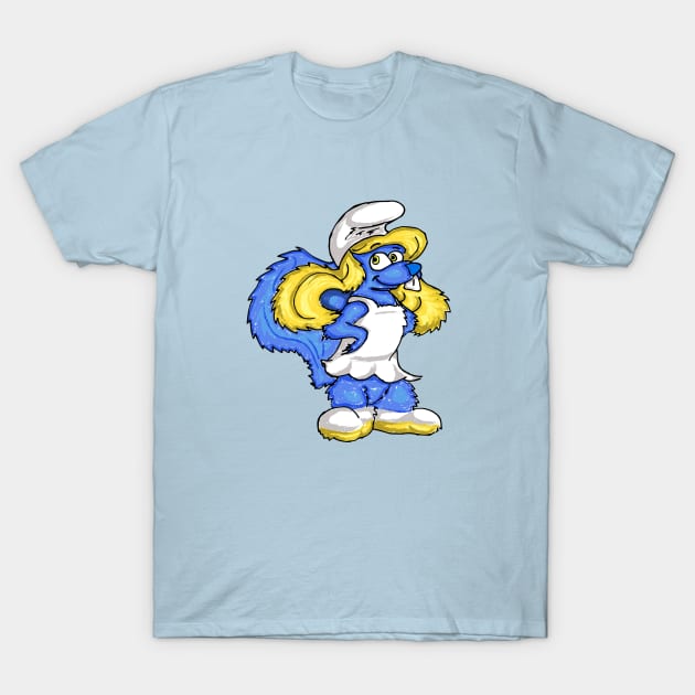 Blueberry Girl Squirrel T-Shirt by What the What???